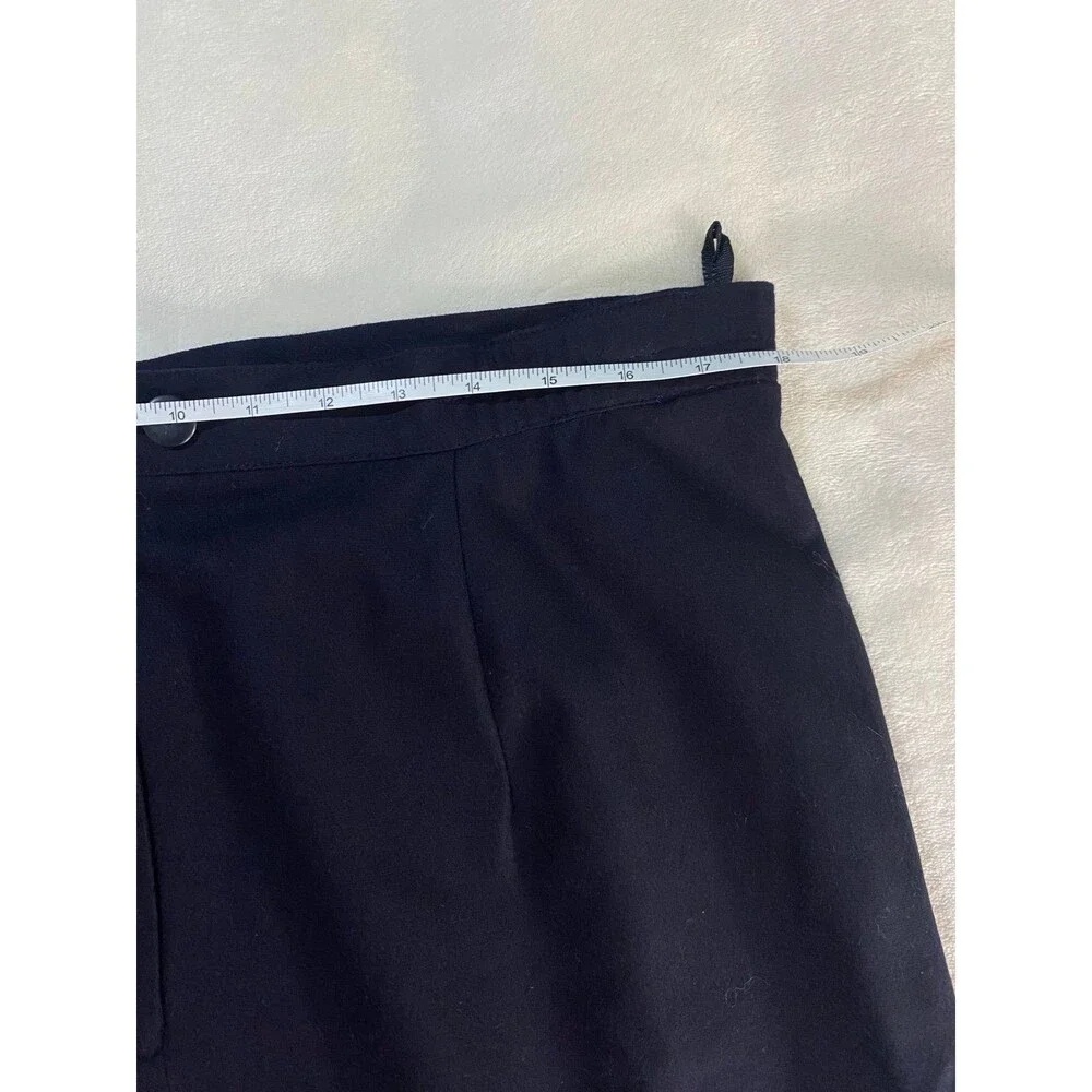 Vintage 70 Heller Salzburg Made In Austria Pencil Skirt Bavaria Octoberfest Navy - Picture 9 of 10